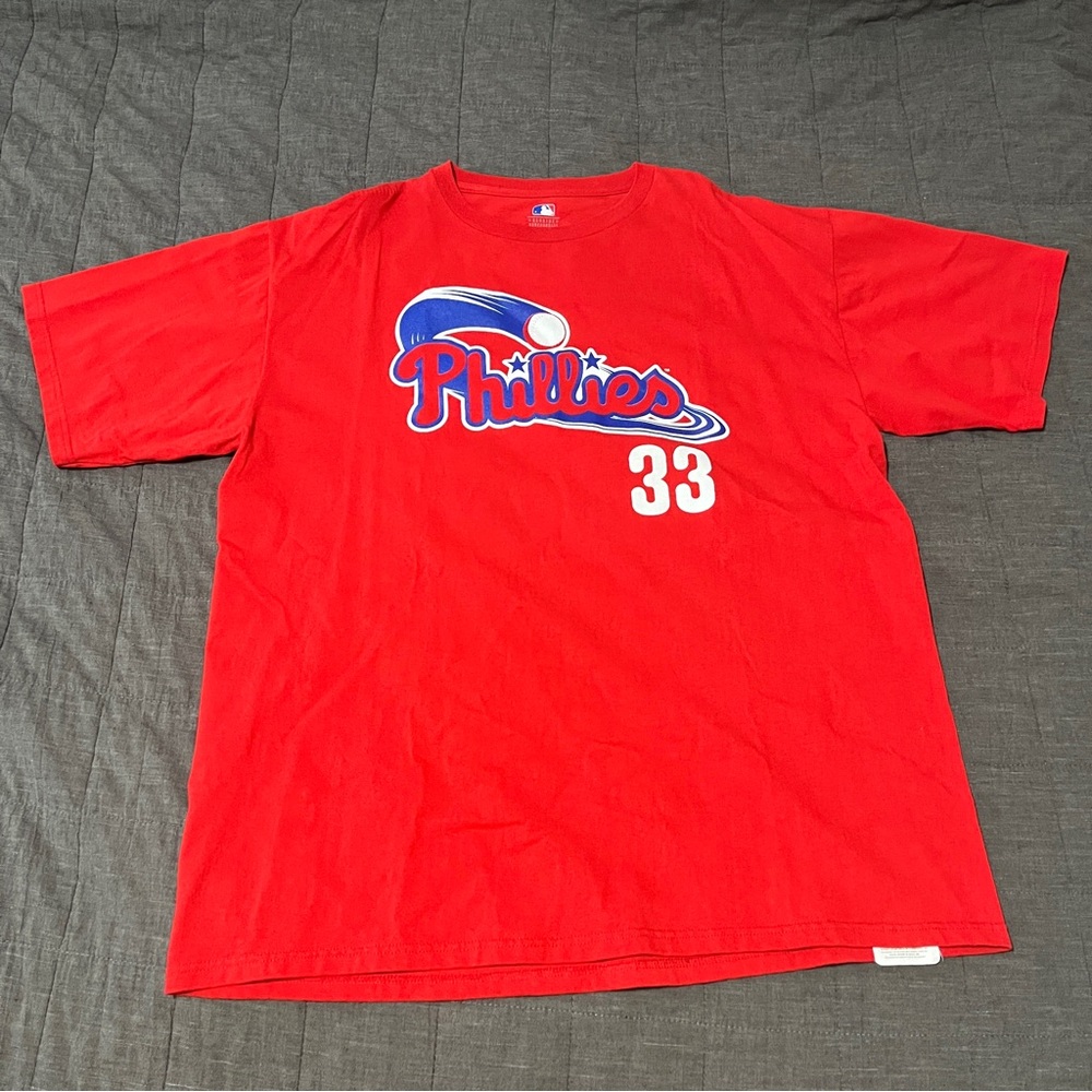 Phillies t-shirt, Cliff Lee, XL